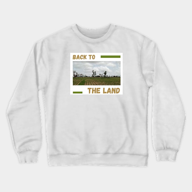 Back to the Land Africa Crewneck Sweatshirt by Tony Cisse Art Originals